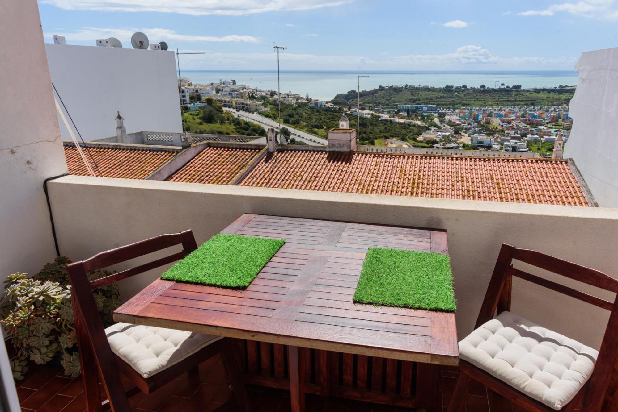 Hillside Studio With Sea View & Fibre Internet Албуфейра Екстериор снимка